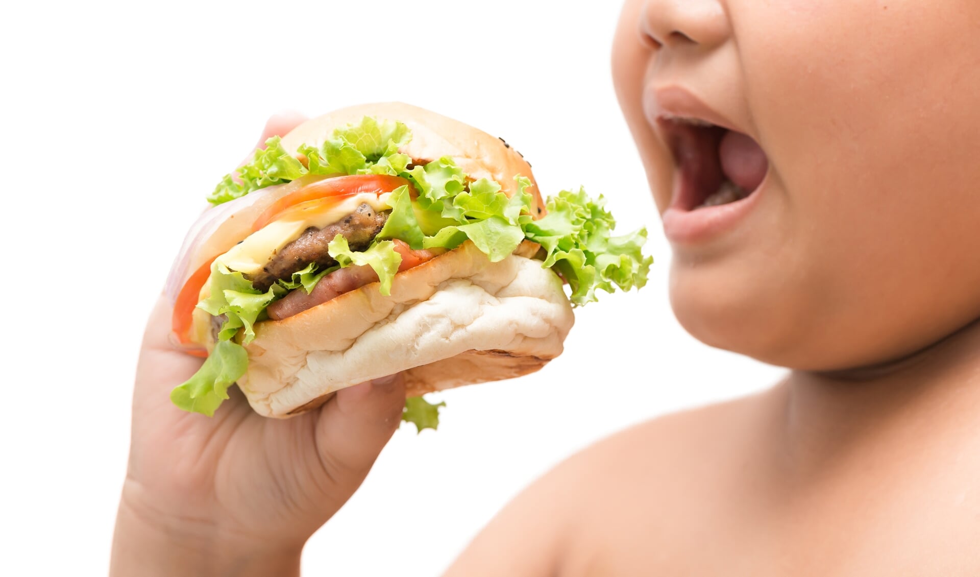 Veel kinderen en jongeren eten ongezond. 