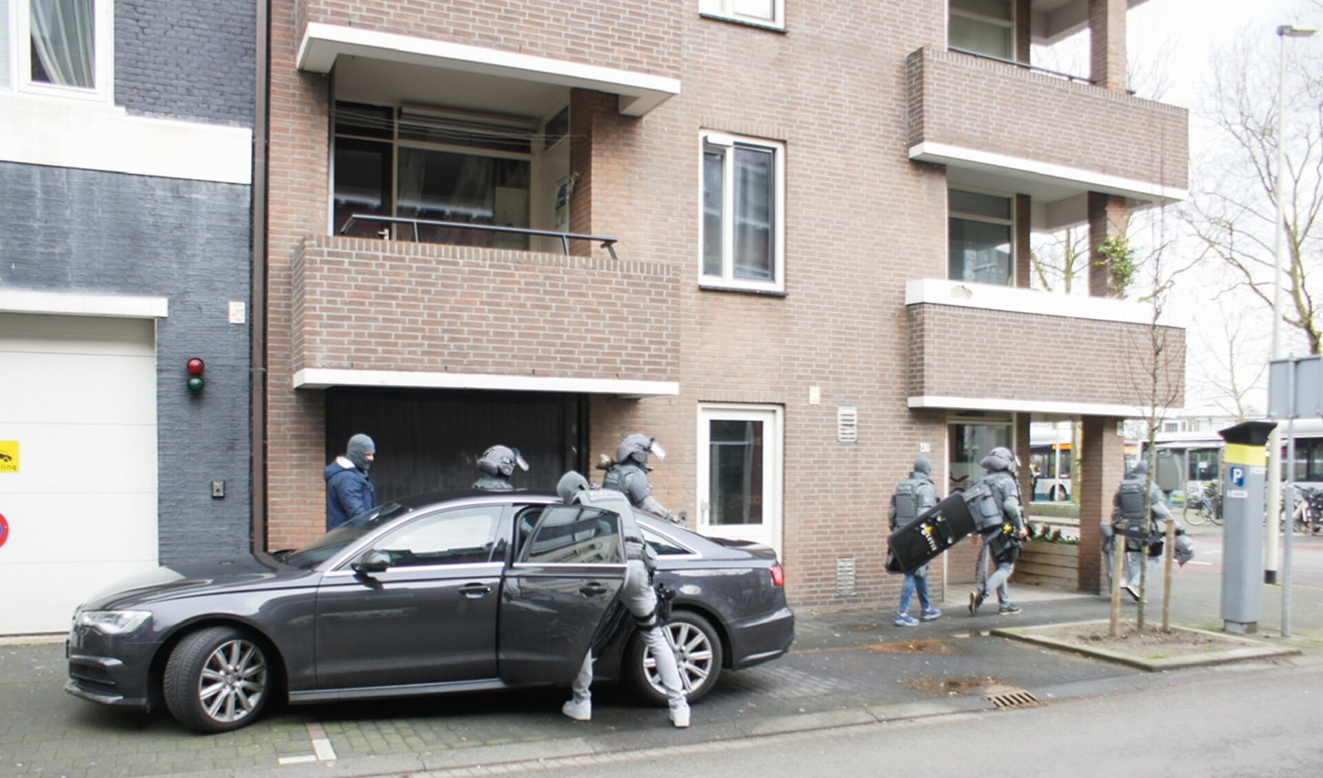 De man werd in Bergen op Zoom aangehouden. 