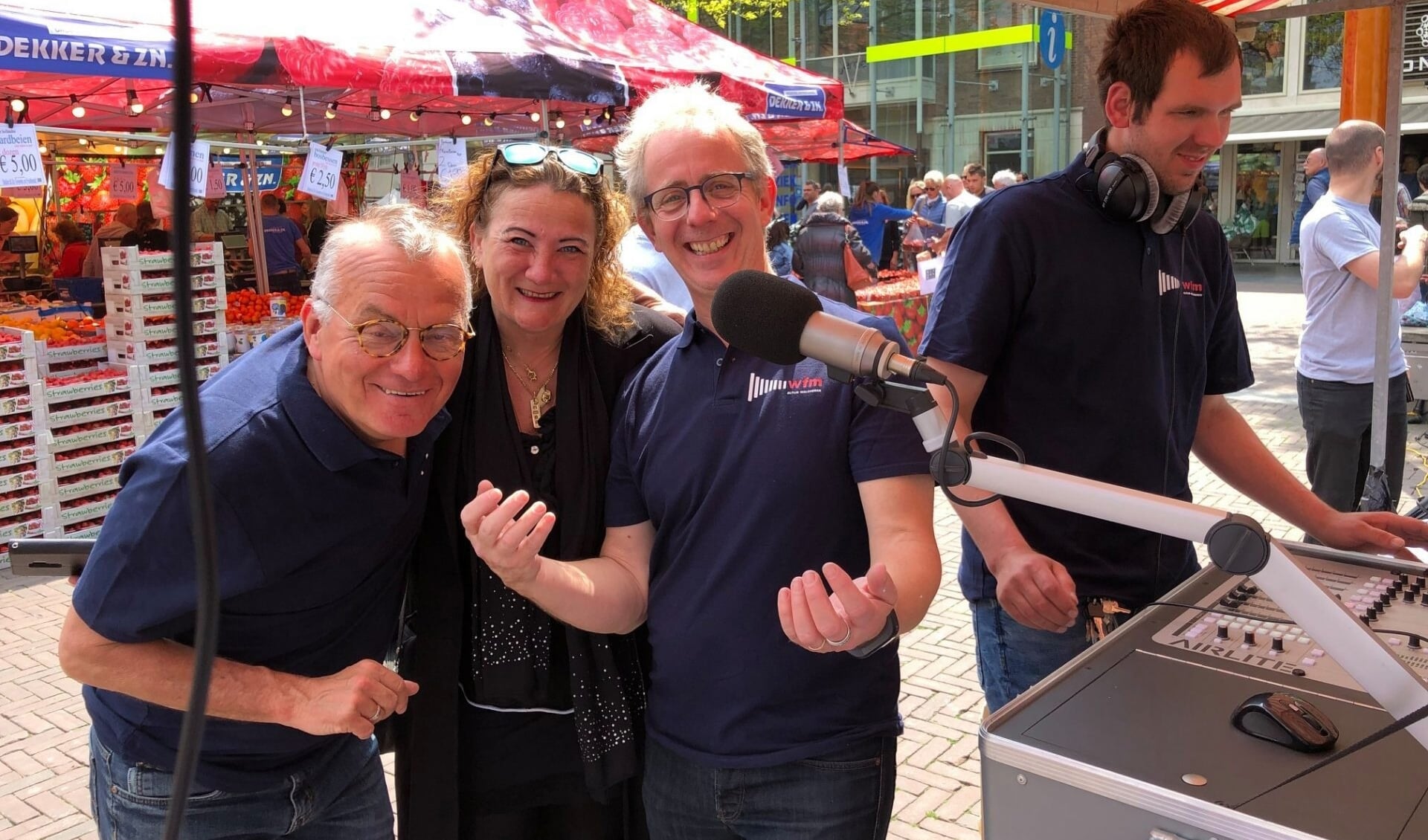 Radio WFM tijdens Vrijwilligersmarkt Middelburg 2019