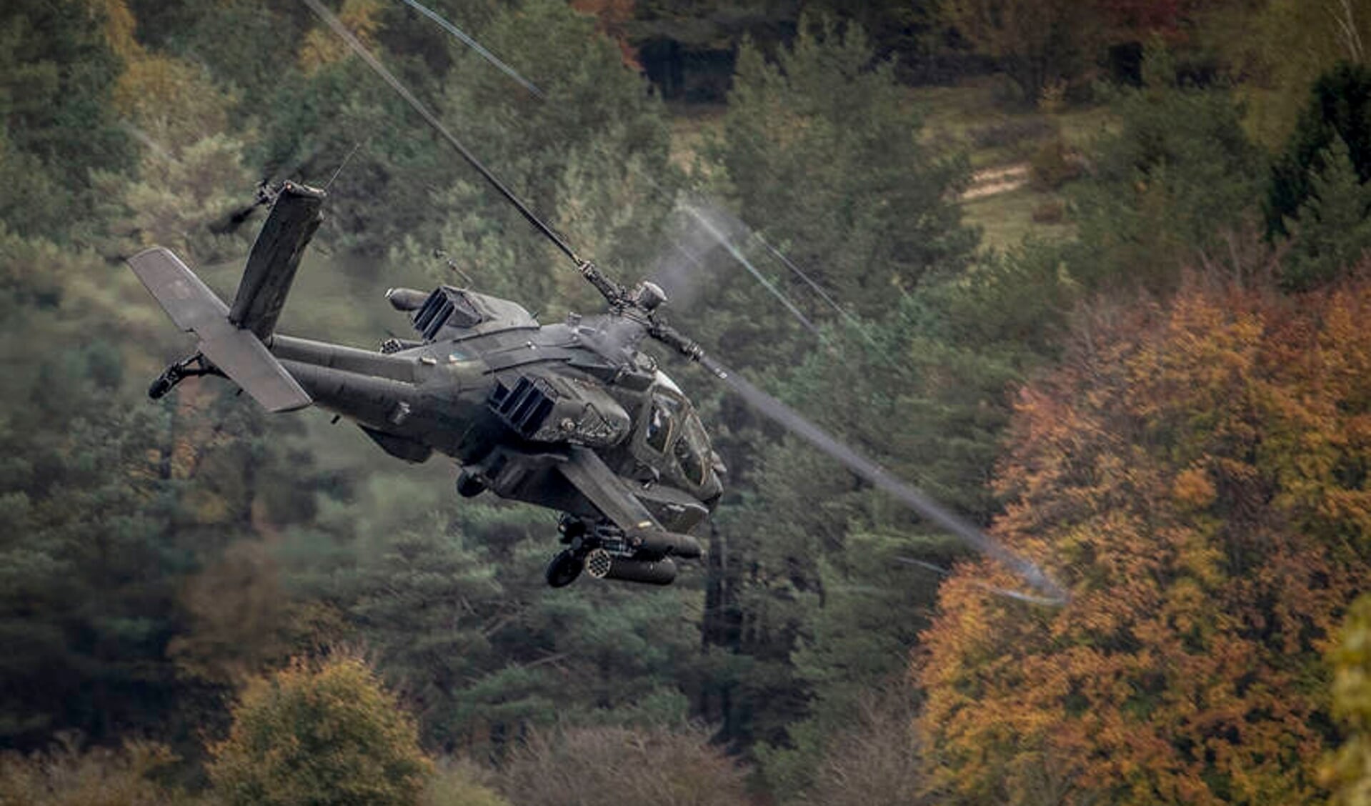Apache-gevechtshelikopter (AH-64), 6 oktober 2017, bij de oefening Swift Response