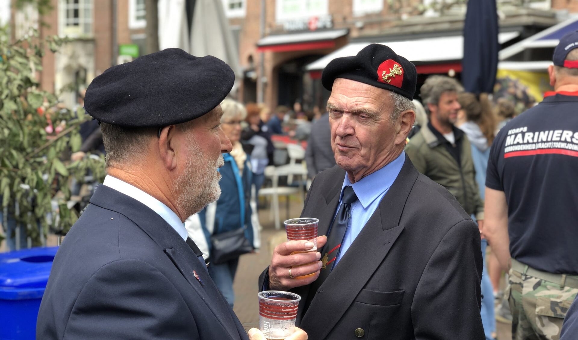 Veteranen op de Markt in Middelburg