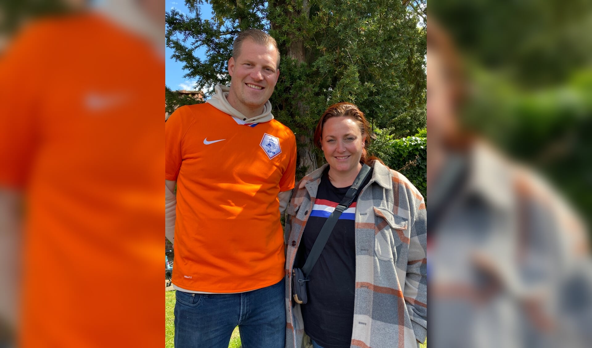 Jeffrey Verweij en Sandra van de Par, bestuursleden Wijkvereniging 't Drievierde.