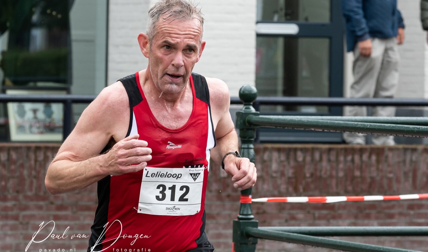 Ron van der Veen tijdens de Lelieloop.