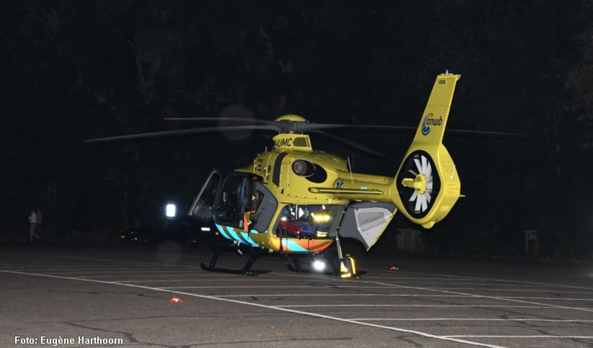 De traumahelikopter  bij Zoutelande