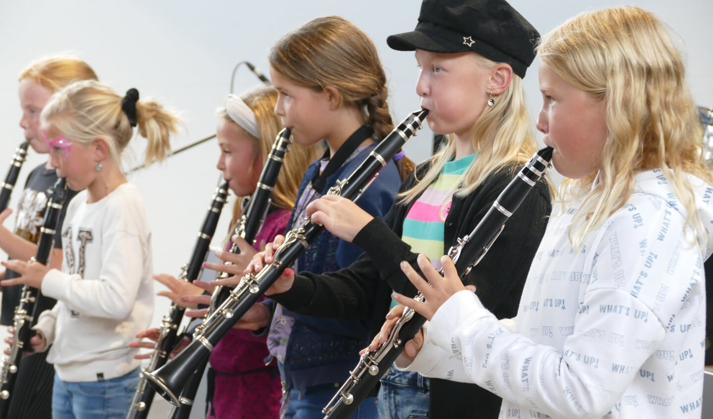 De klarinet leerlingen 