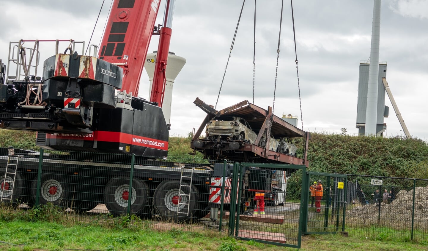 treinbrand, Etten-Leur, goederentrein