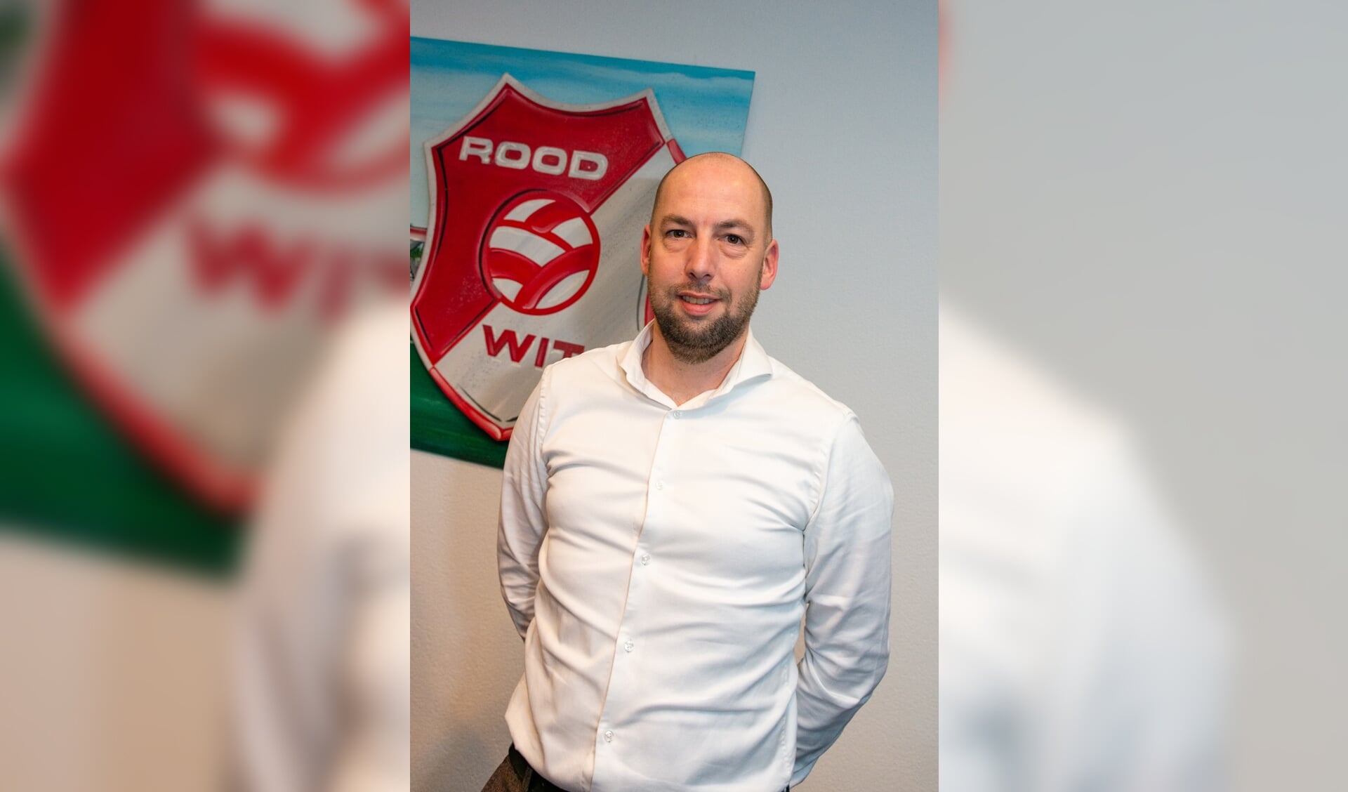 Rood-Wit-voorzitter Leon Evers is lovend over de jubilarissen van de voetbalclub uit Sint Willebrord.