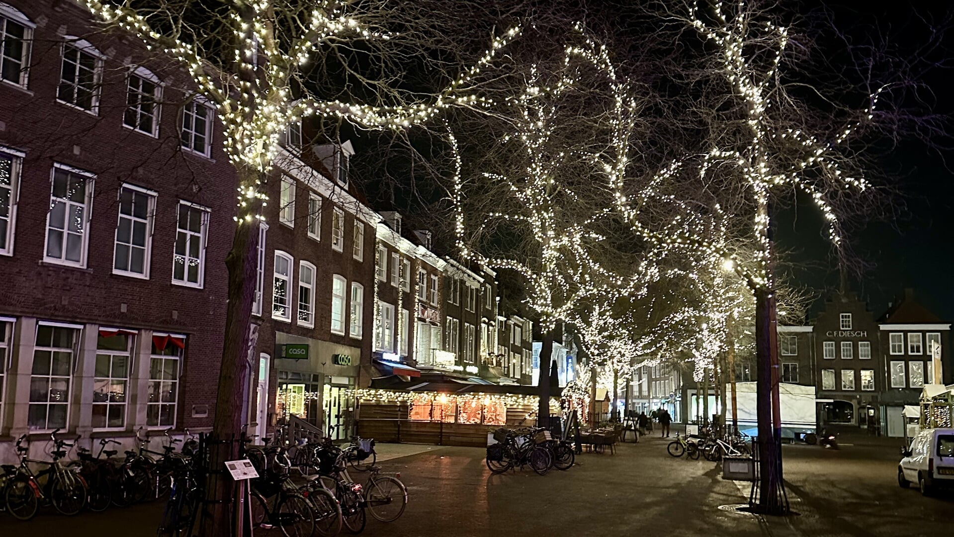De markt in Middelburg, december 2023