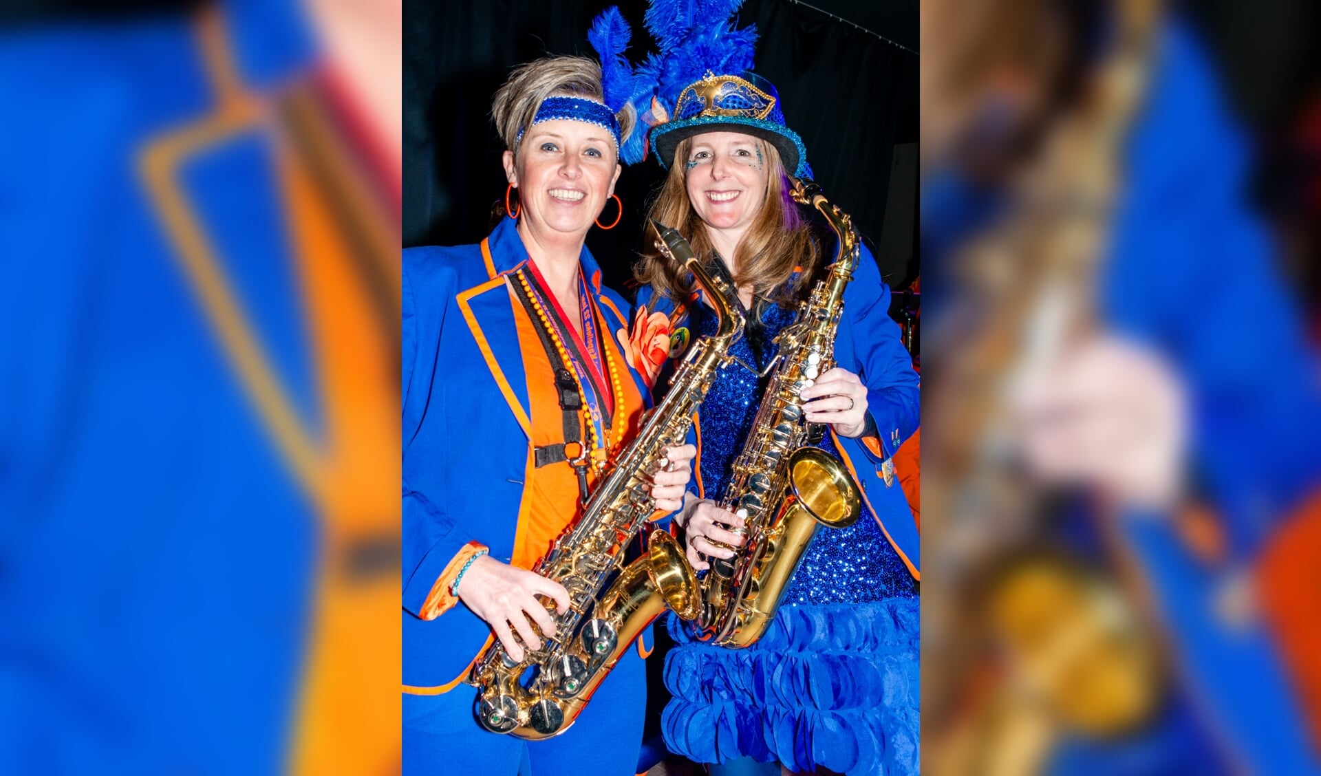 Ilse Elsten en Colinda van Balkom zijn twee van de vijf vrouwelijke muzikanten van de hofkapel van 't Kraaierijk