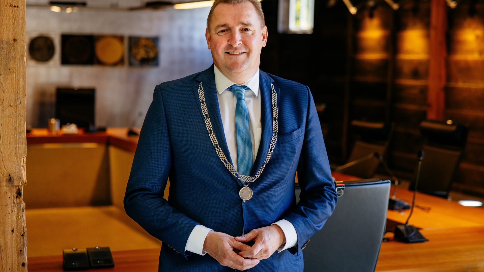 Burgemeester Gerben Dijksterhuis.
