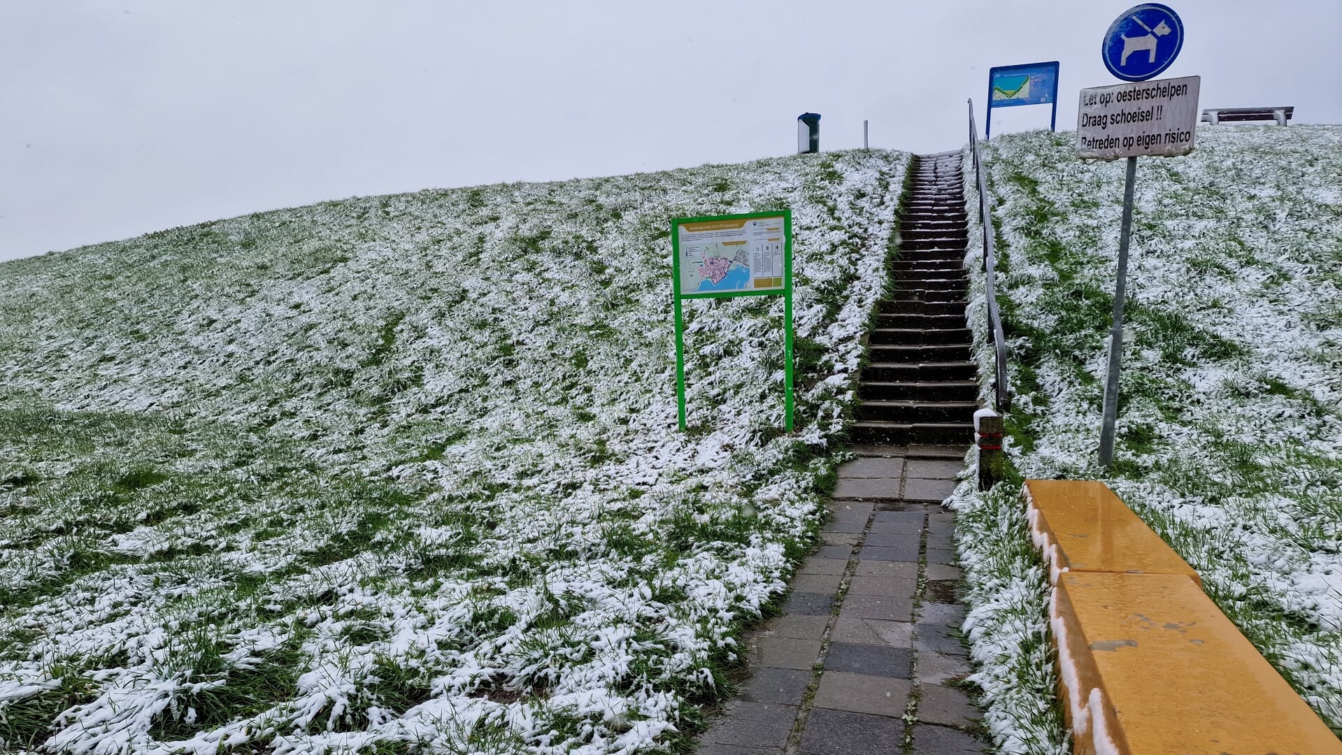 Sneeuw op Tholen (ter illustratie)