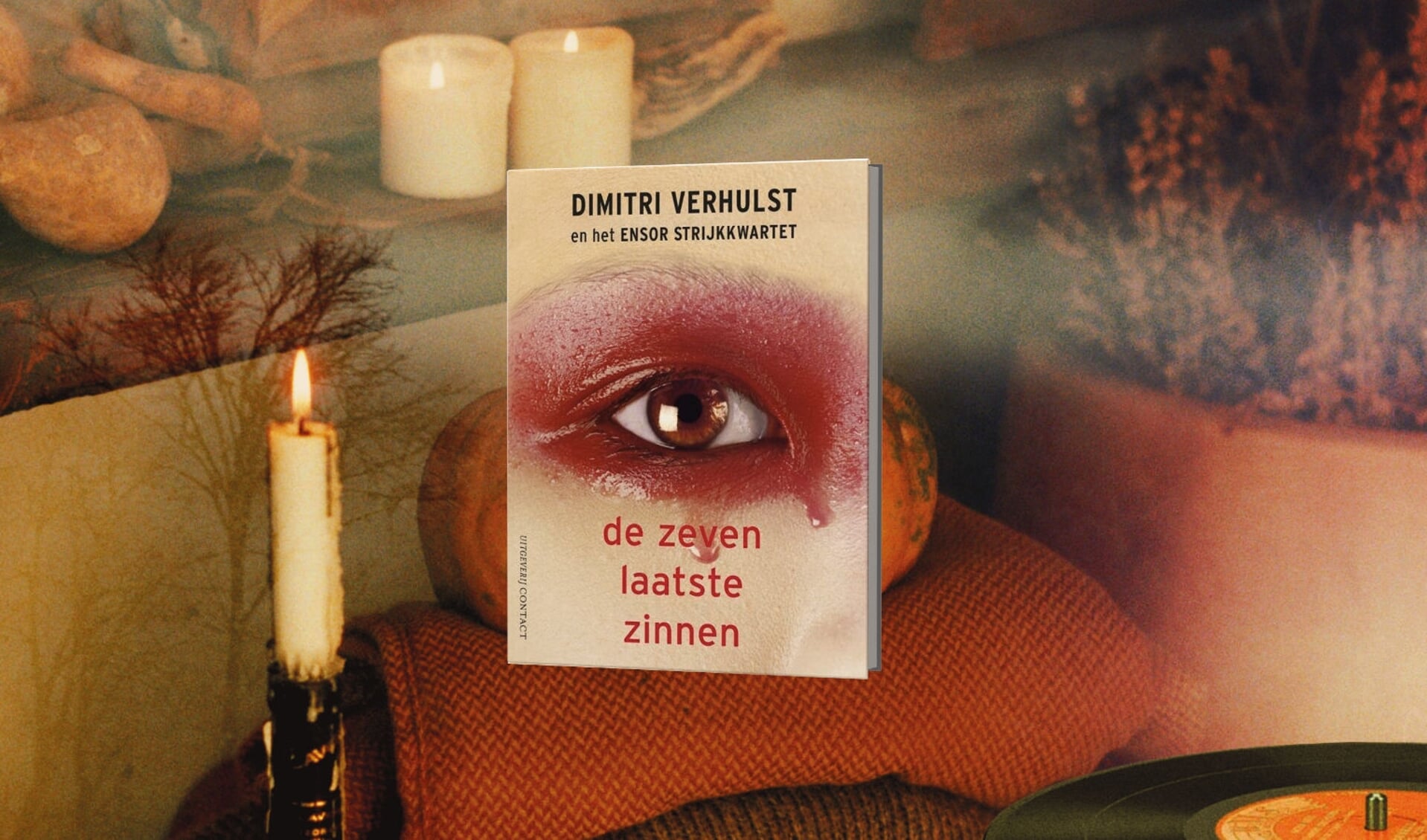 Literatuur & Muziek in Concertzaal Nieuwe Veste met sublieme verhalen van Dimitri Verhulst.