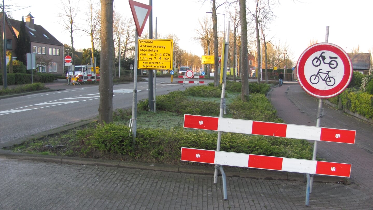 Tot En Met Vrijdag Wegwerkzaamheden Aan Rotonde Antwerpseweg In