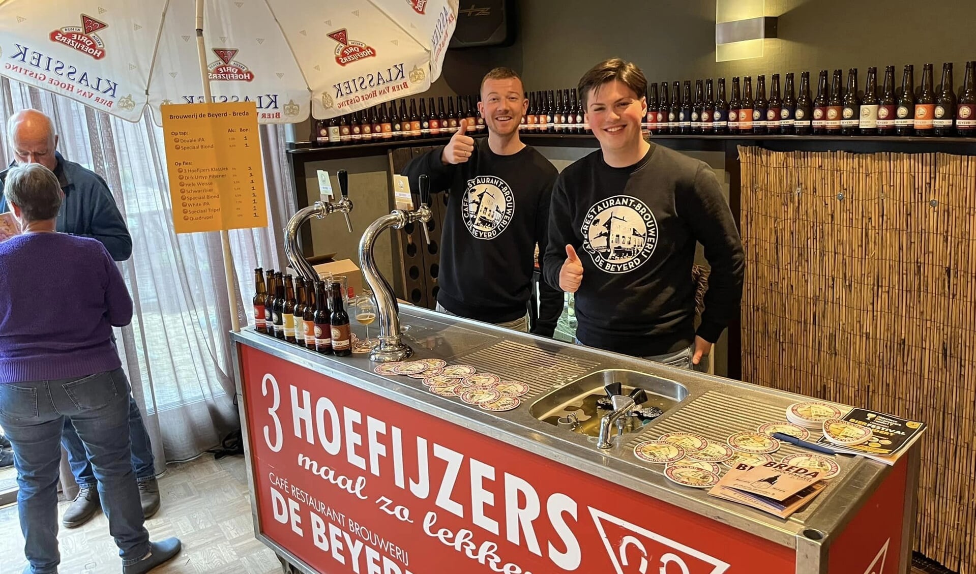 De mannen van brouwerij De Beyerd uit Breda hebben er zin in.
