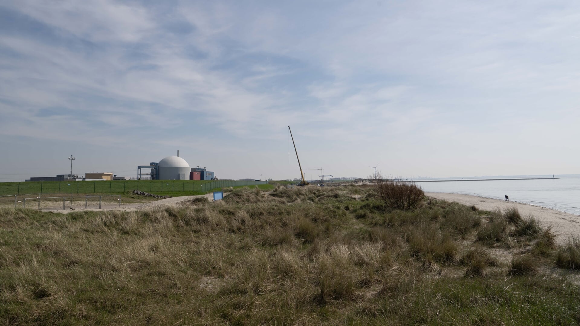 De kerncentrale bij Borssele.