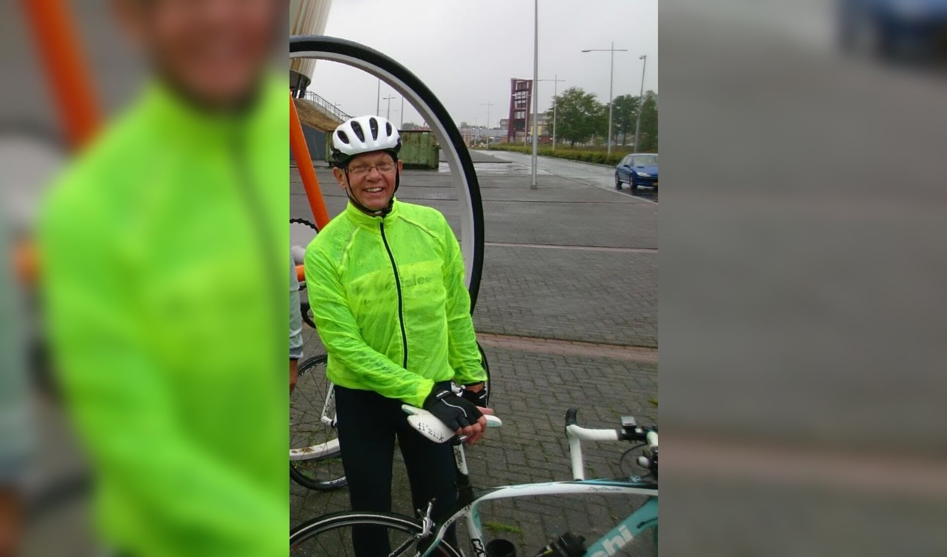 Rens Meesters de schrijver en fietser