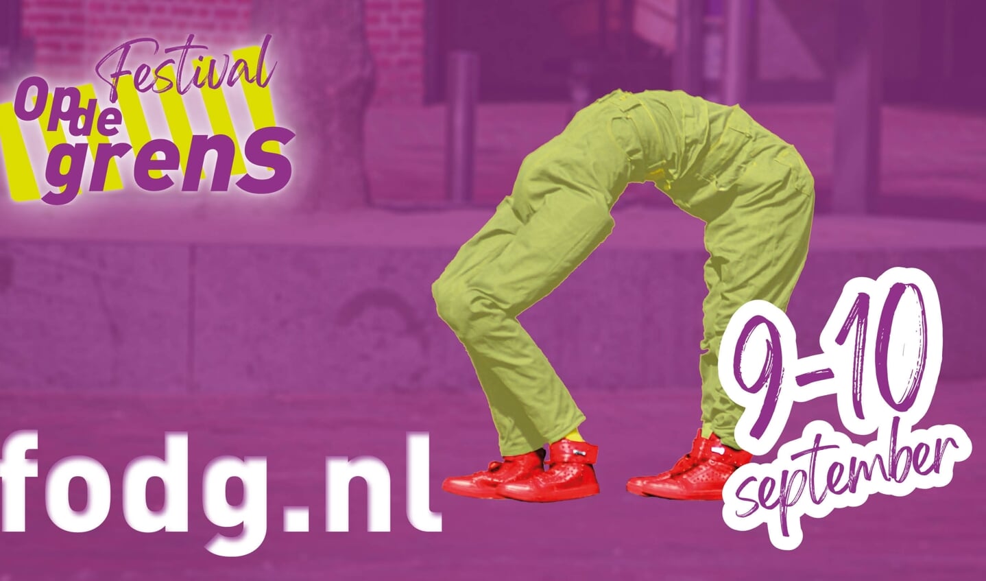 Festival Op de grens vindt plaats op 9 en 10 september in de binnenstad van Roosendaal