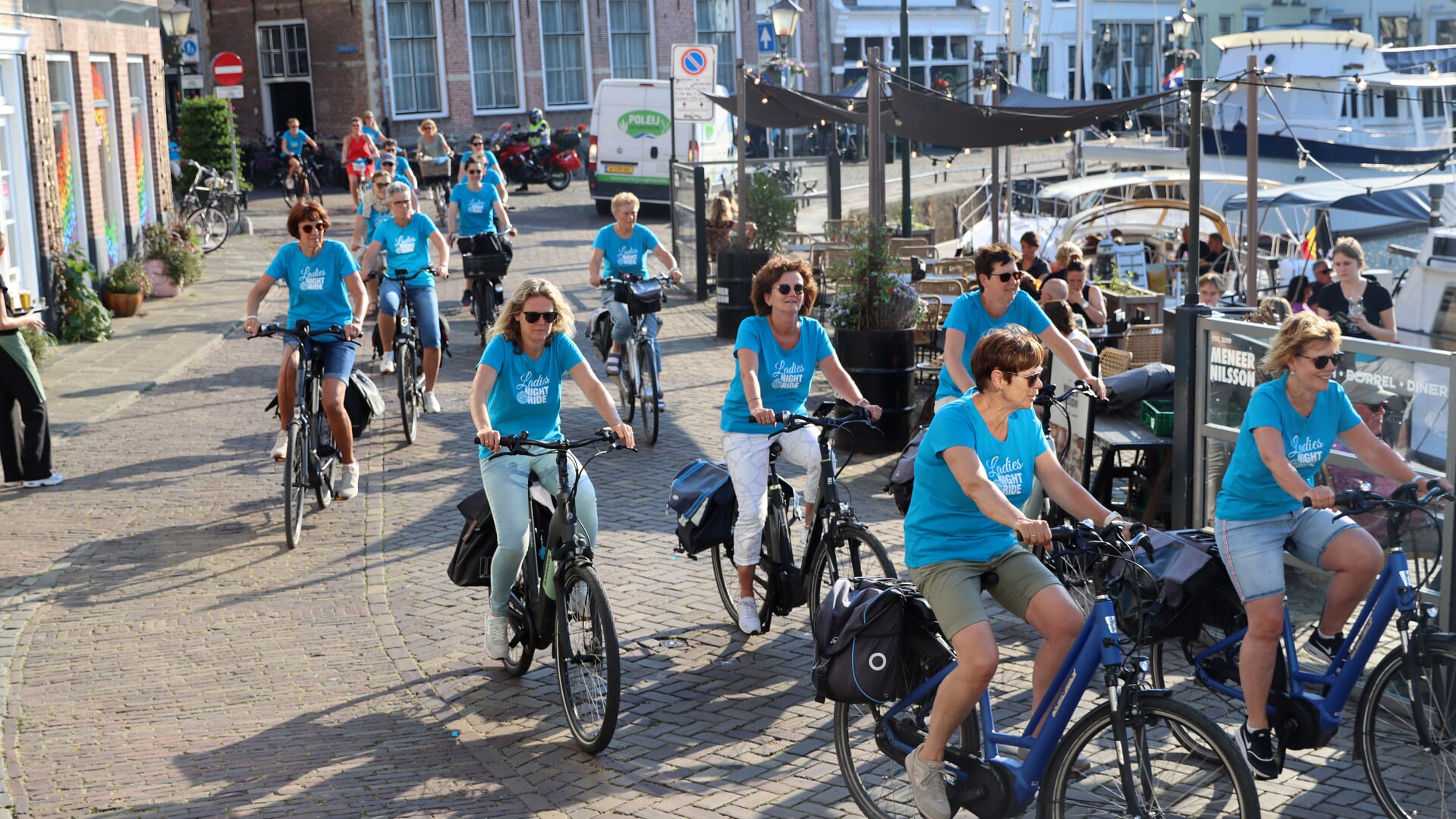Ook dit jaar trapt de Ladies Night Ride vanuit de Goese binnenstad het weekendprogramma af.
