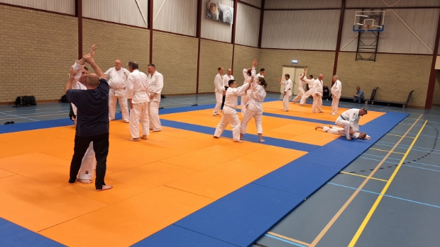 Succesvolle Daito Ryu Aikijujutsu les in Klundert