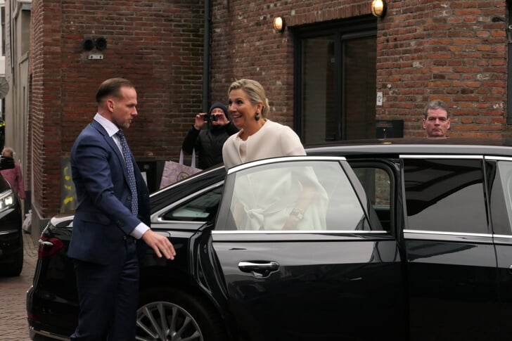 Aankomst Koningin Máxima bij de Spot in Middelburg