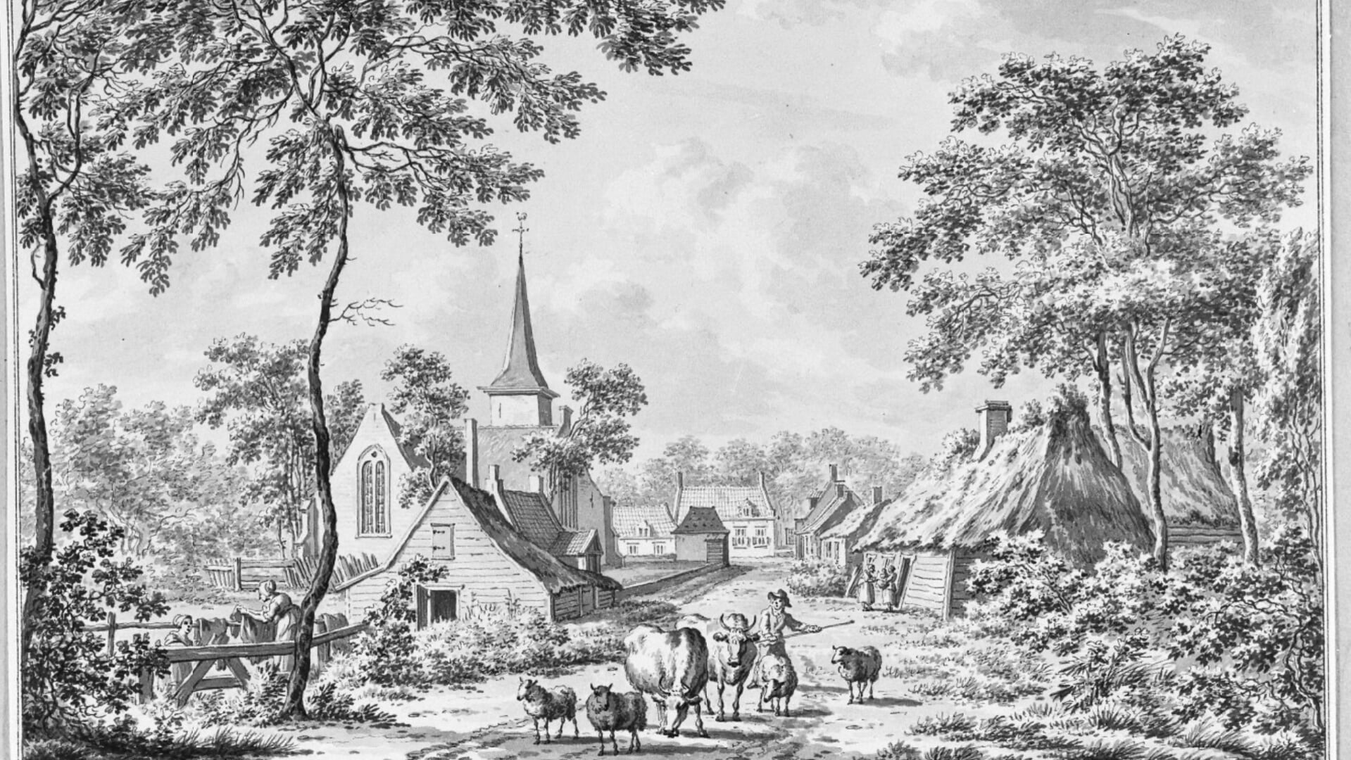 Een aangezicht van Ovezande uit 1793.
