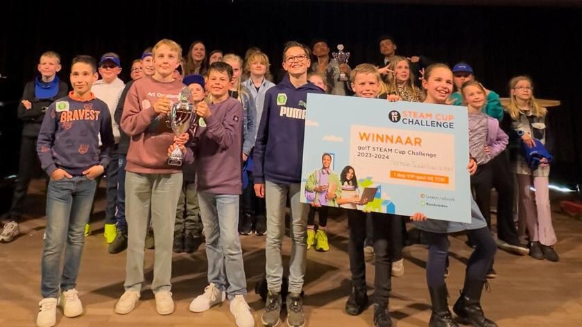 De winnaars van de van de Herman Faukeliusschool 