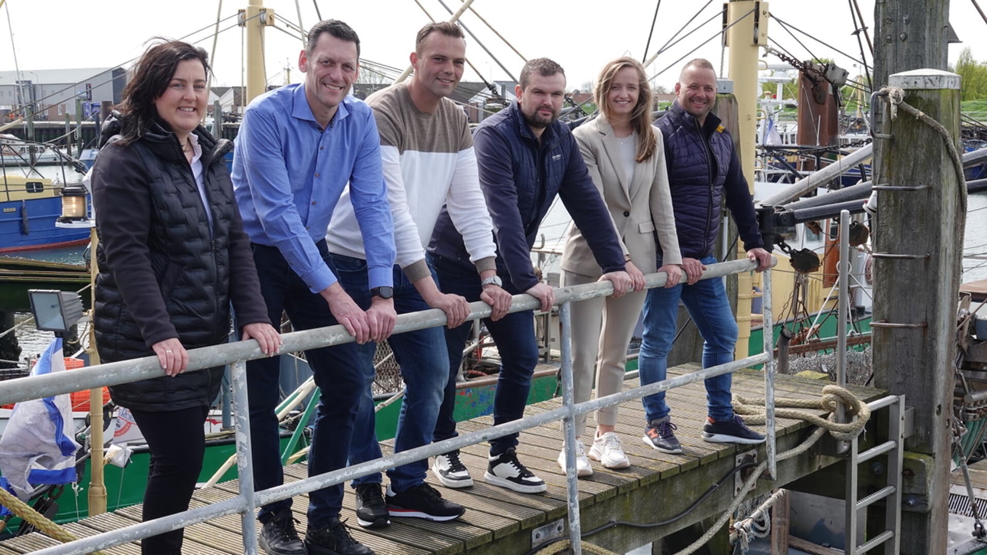 Maxine Steketee-Poley, Sebastiaan van der Jagt, Arnold Sinke, Lennert Steketee, Else-Marie Cornelisse en Jos Steketee.