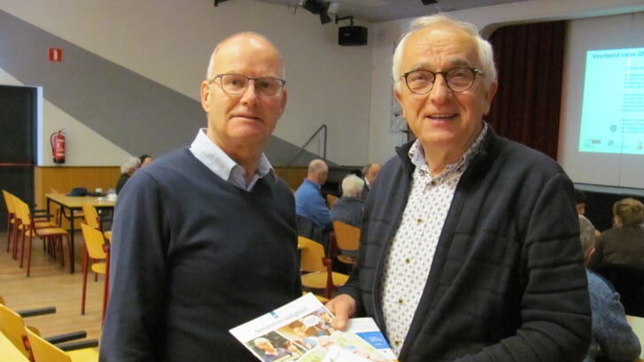 Cees Oostvogels (Buurtpreventie Zundert) en Jan Aarts (KBO Rijsbergen).