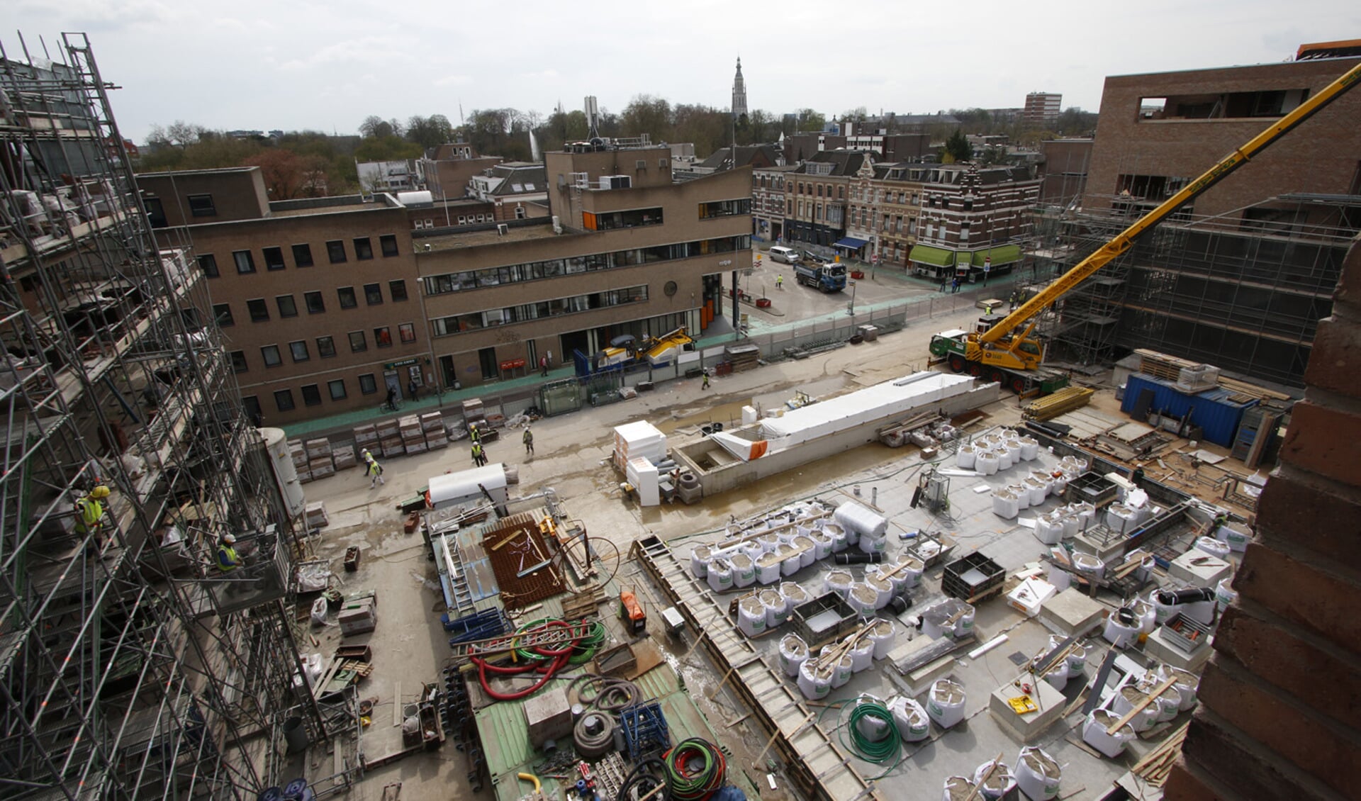 Station Breda, 13 april 2016. Een kleine vijf maanden voor de officiële opening.