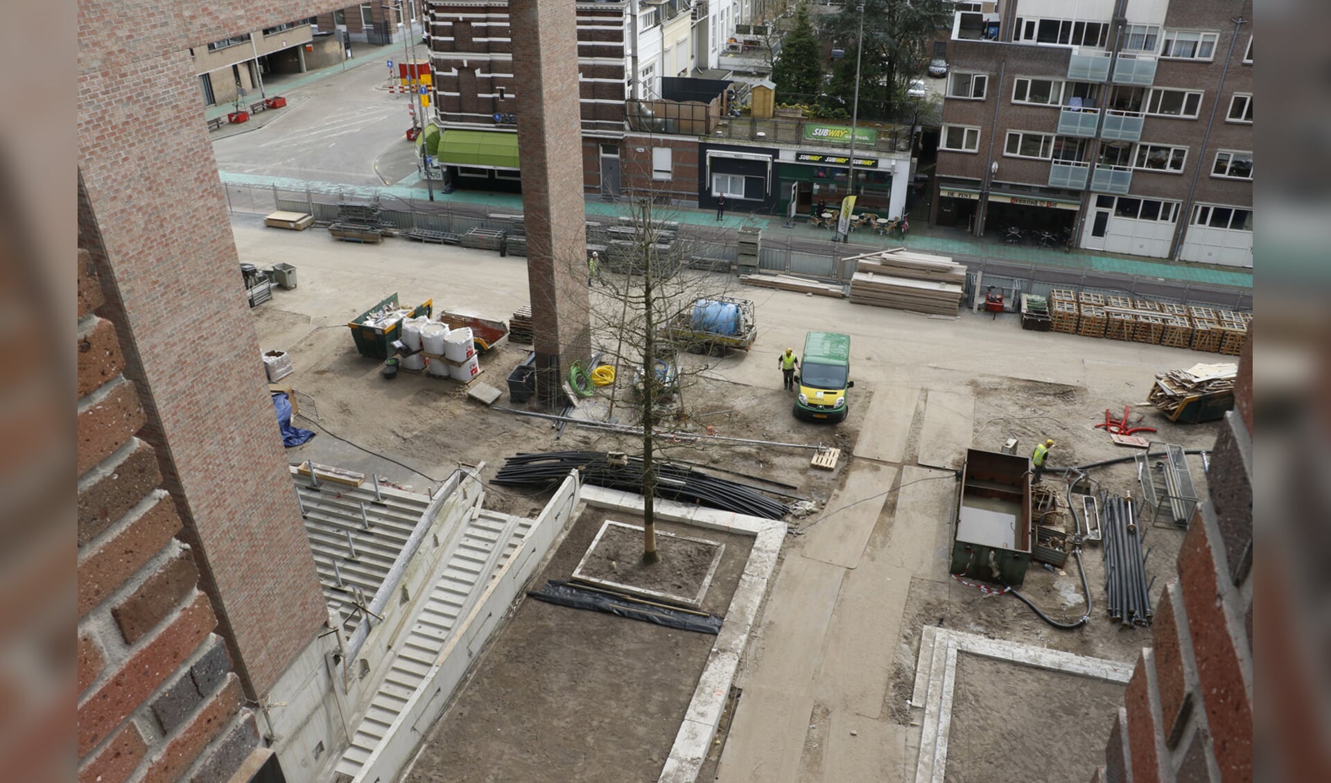 Station Breda, 13 april 2016. Een kleine vijf maanden voor de officiële opening.