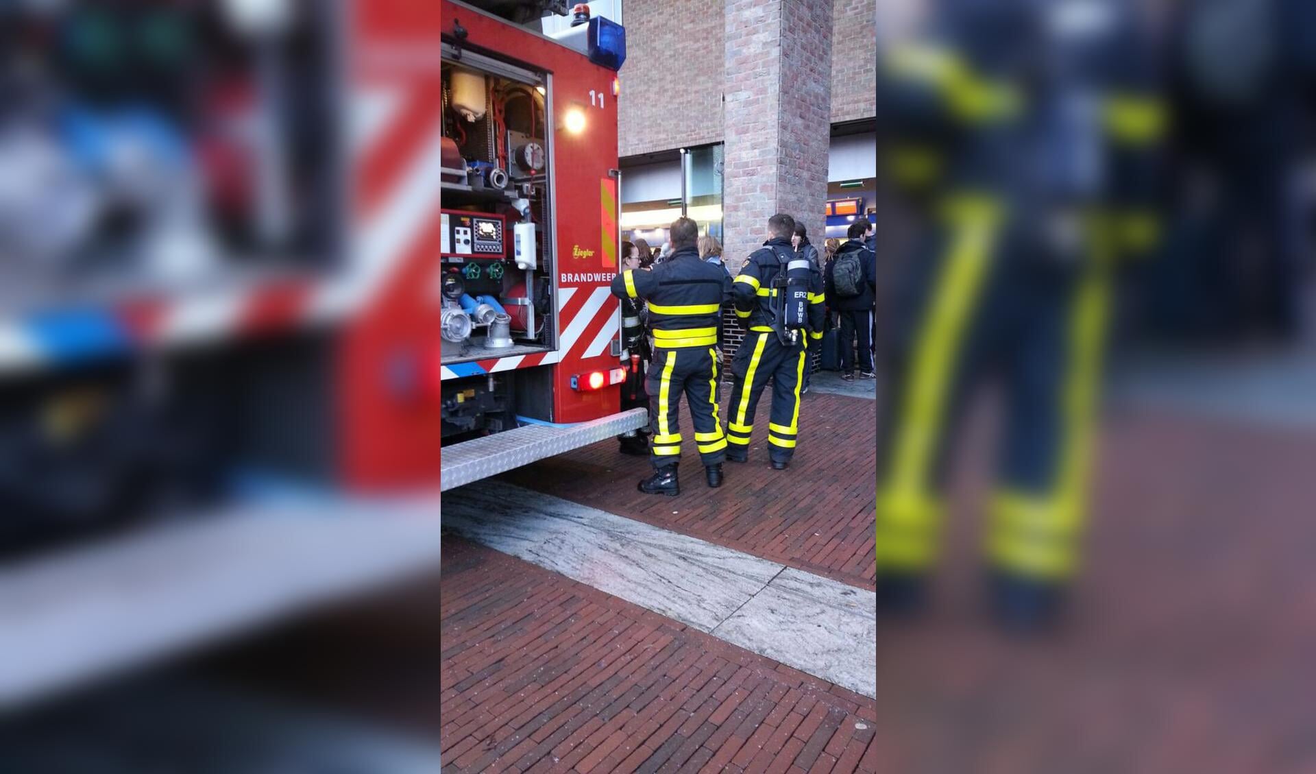Dinsdag 6 januari ging het brandalarm op Breda Centraal. Het station werd ontruimd.