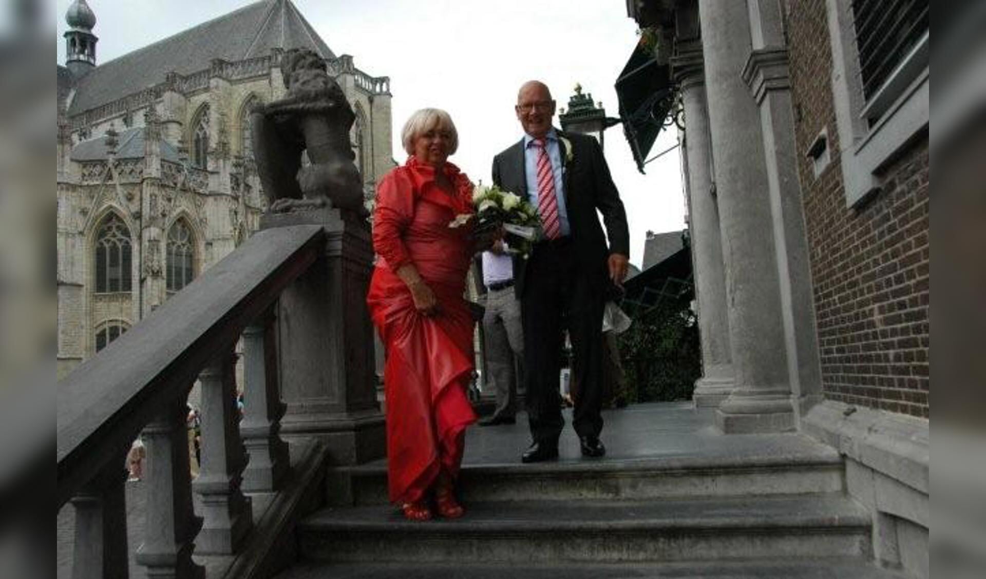 Huwelijk van Ger en Mariëtte Couvreur van 't Tapperijke. foto Perry Roovers