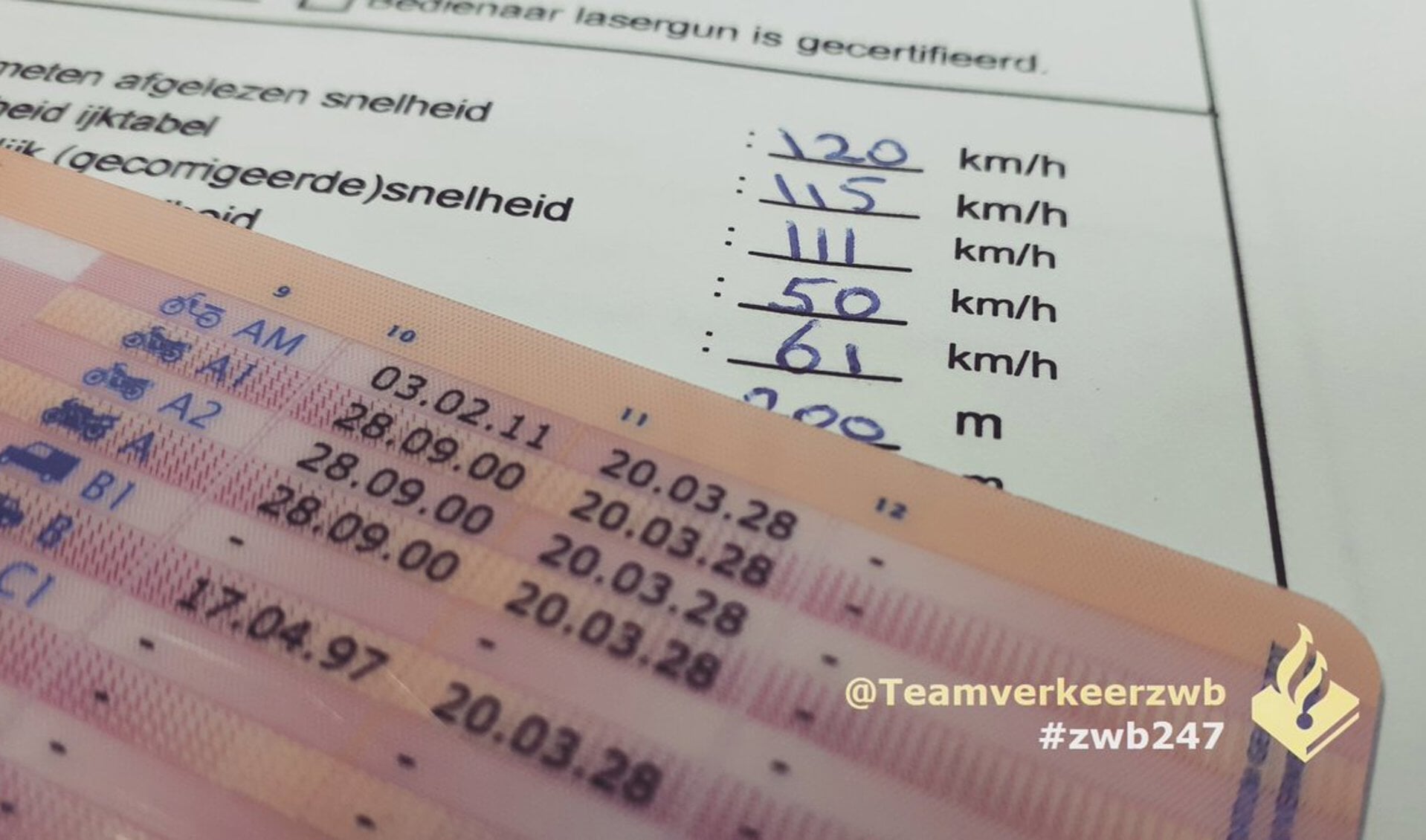 Motorrijder scheurt met 120 kilometer per uur over Emerparklaan in Breda