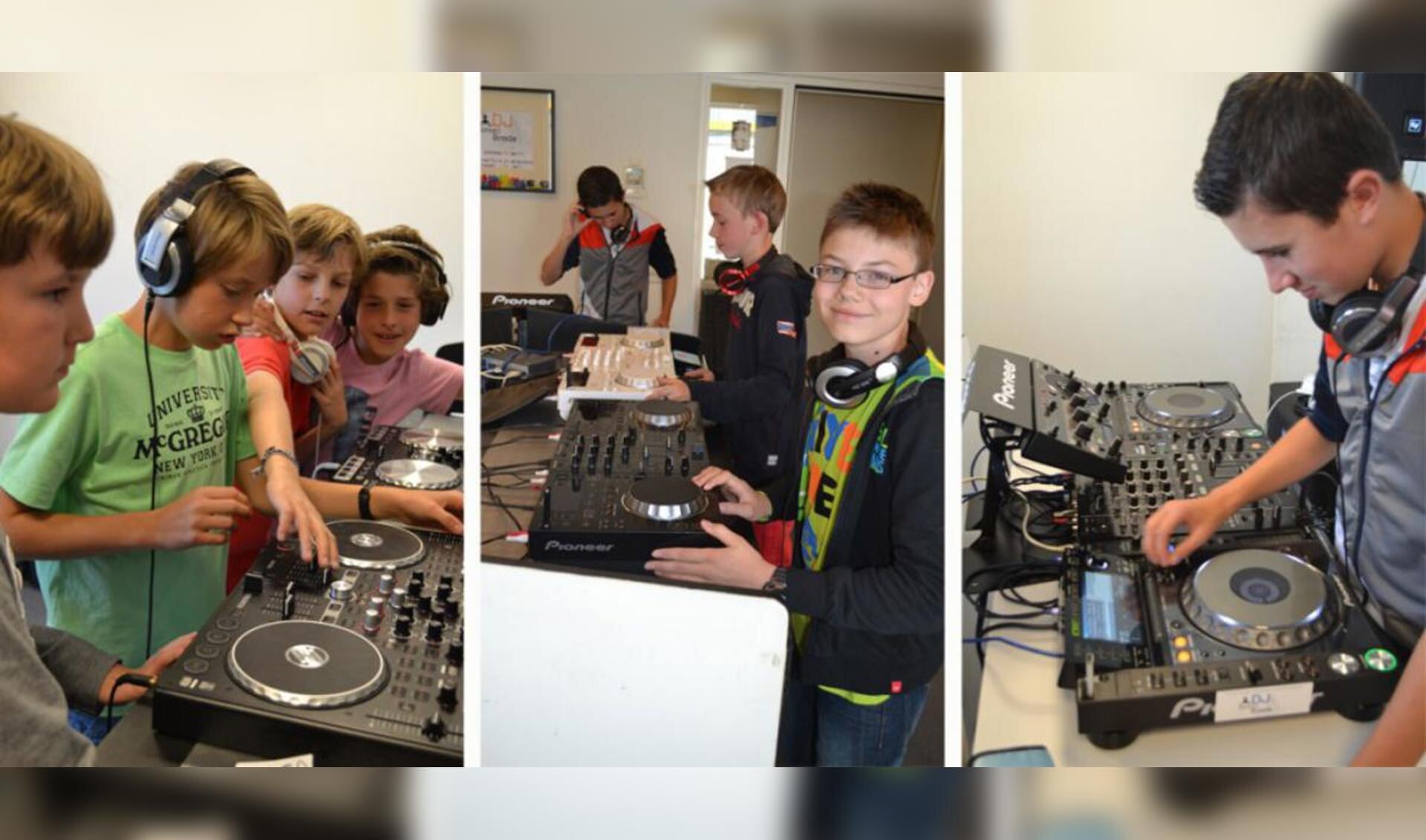 DJ School Breda in actie. foto's DJ School Breda