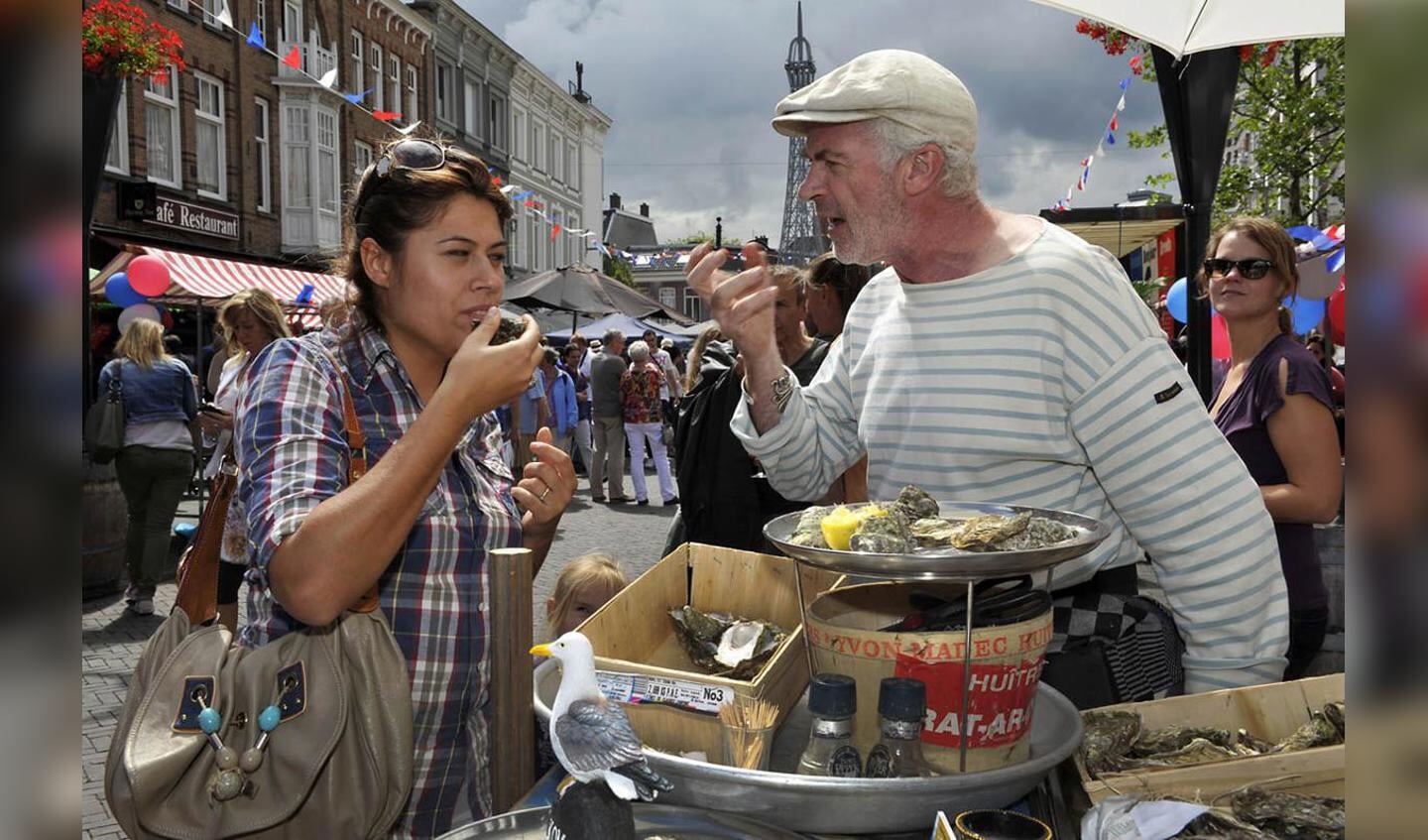 Bredase Francofielen konden zondag hun hart weer ophalen tijdens Festival Bonjour. foto Janet Olde Wolbers