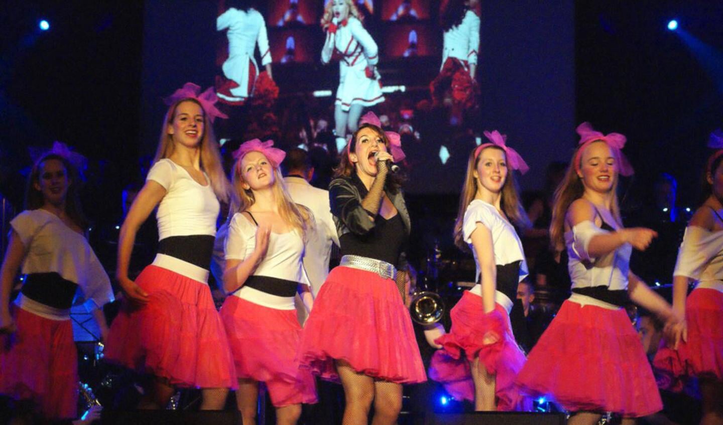 Het promconcert Feel The Music trekt twee avonden een volle zaal in Podium Bloos. foto Theo Herrings