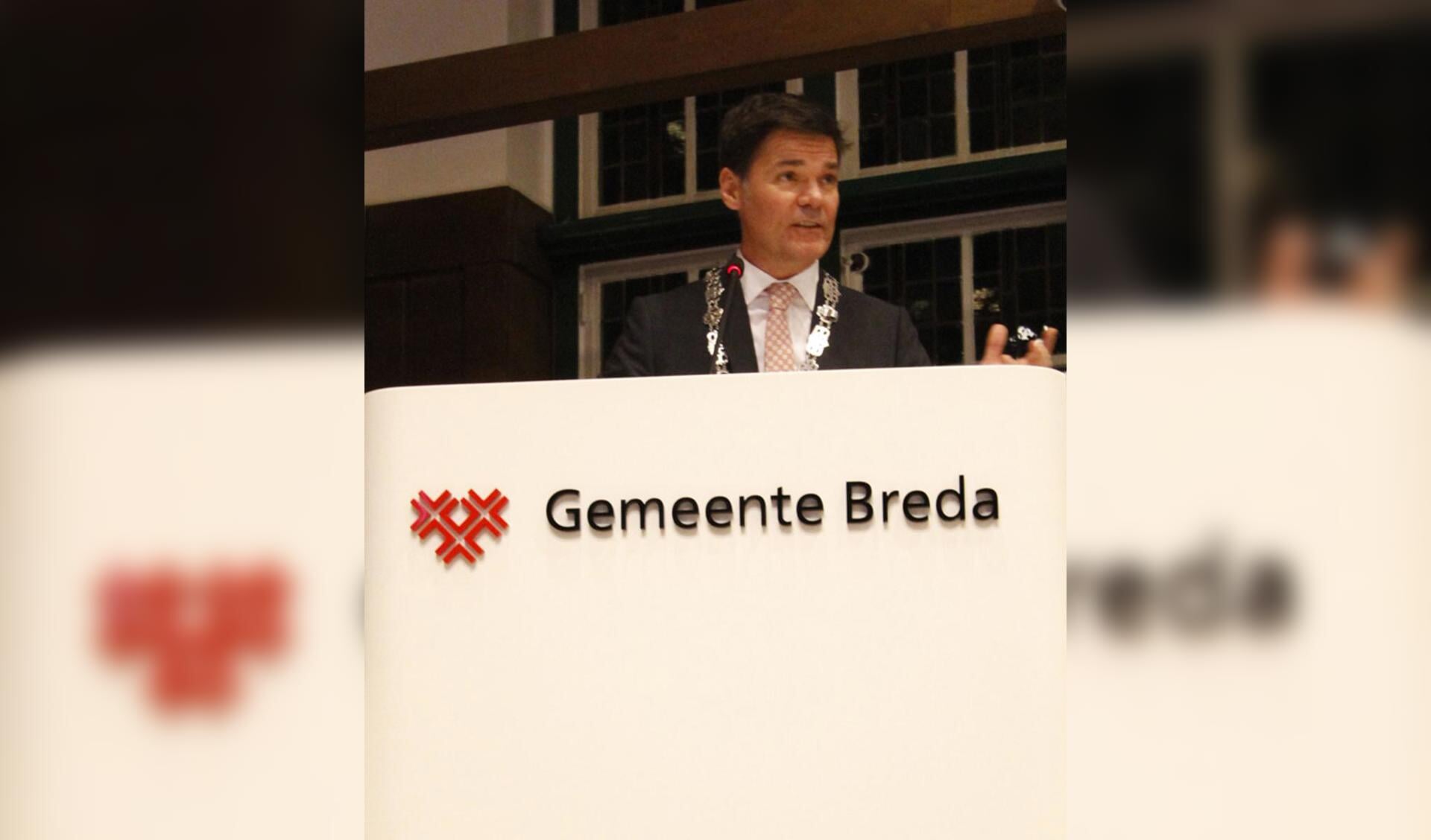 Paul Depla is maandag 16 maart geïnstalleerd als burgemeester van Breda.