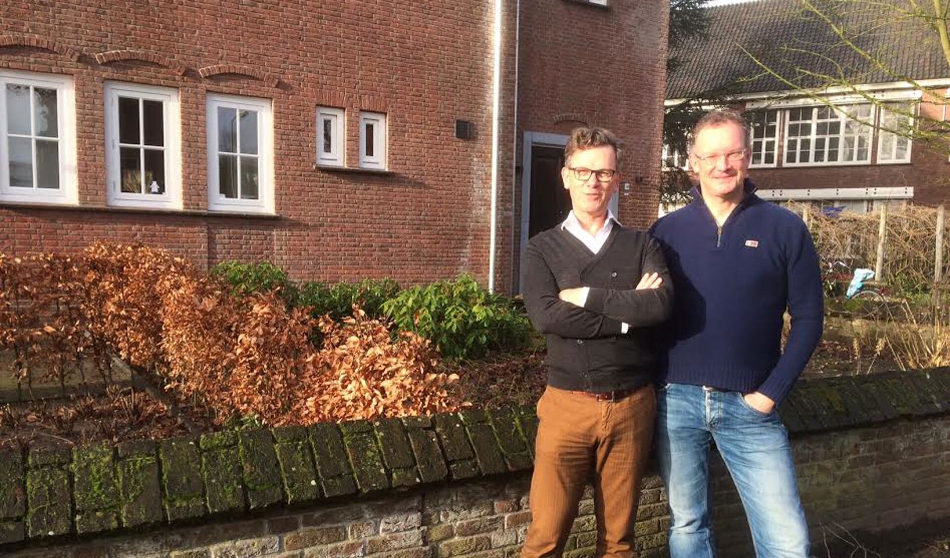Het buurtteam van Overakker, bewoners: Jan Schouw en Johan Ringeling