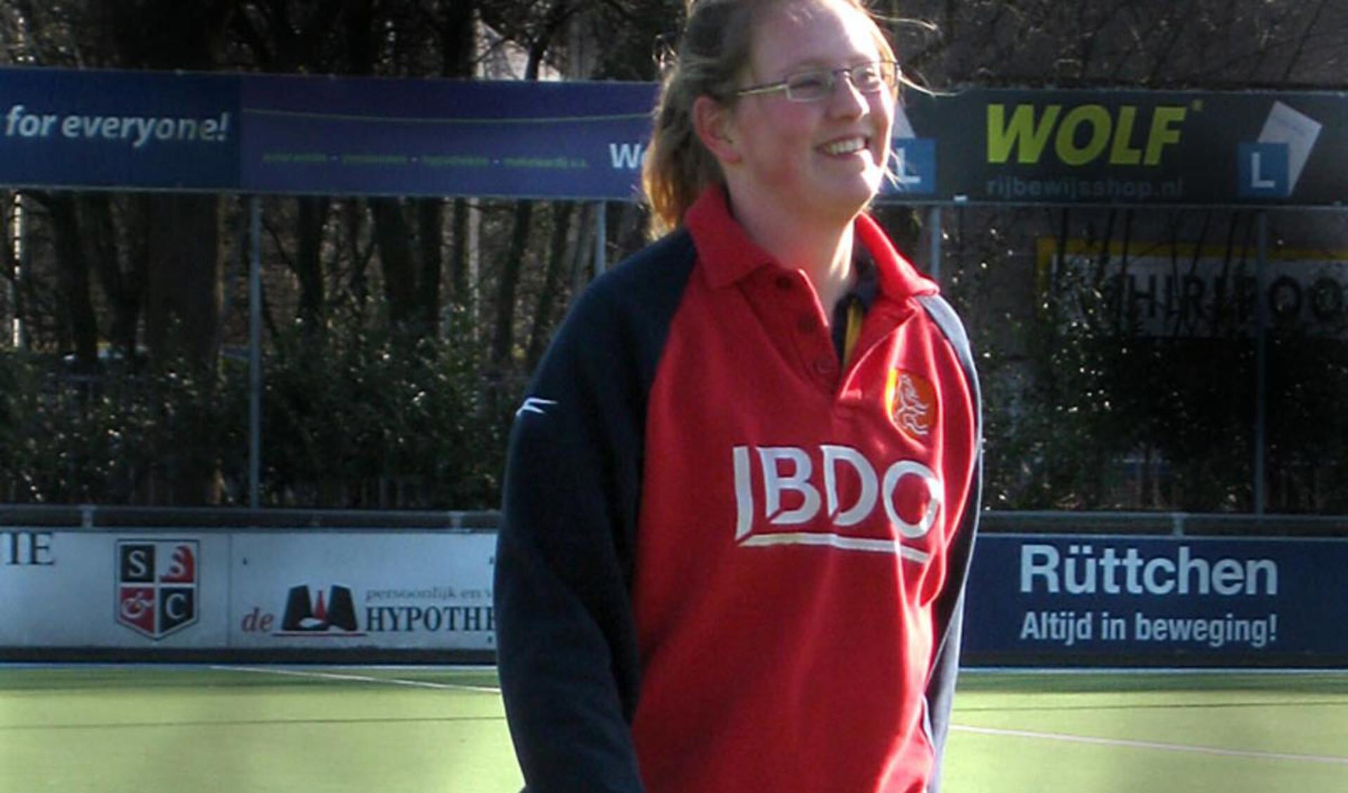 Hockeyscheidsrechter Joanna Busink uit Prinsenbeek. foto Pia Potter