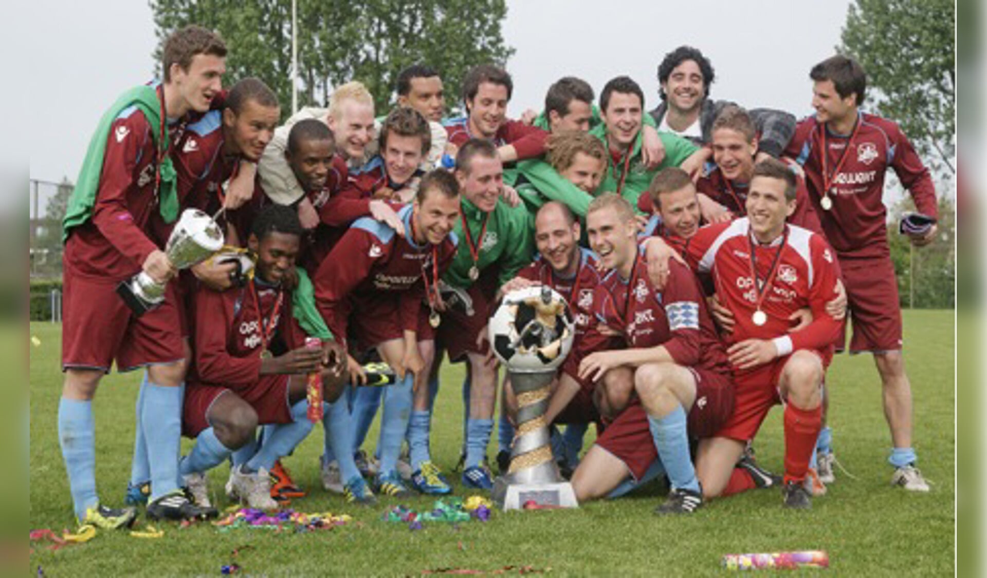 Baronie heeft het Bredaas kampioenschap gewonnen. foto voetbalinbreda.nl