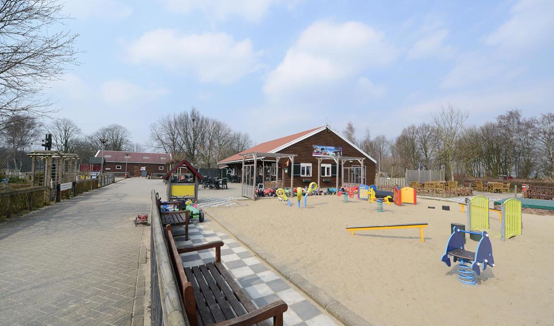 De kinderboerderij in Hoge Vucht. foto Hinke Rutten