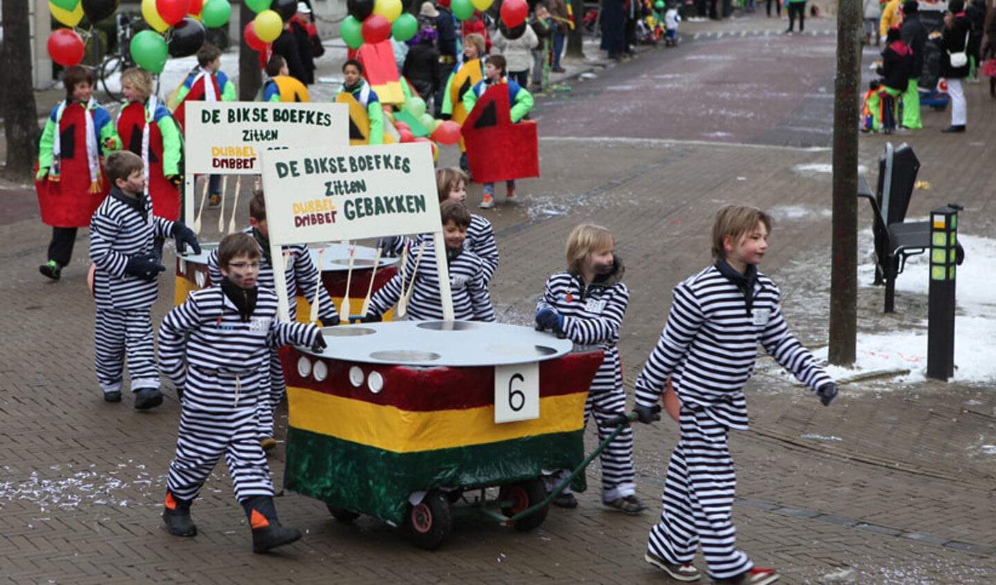 De kinderoptocht in Boemeldonk, zaterdag 13 februari 2010. foto Nellie Mangelaars