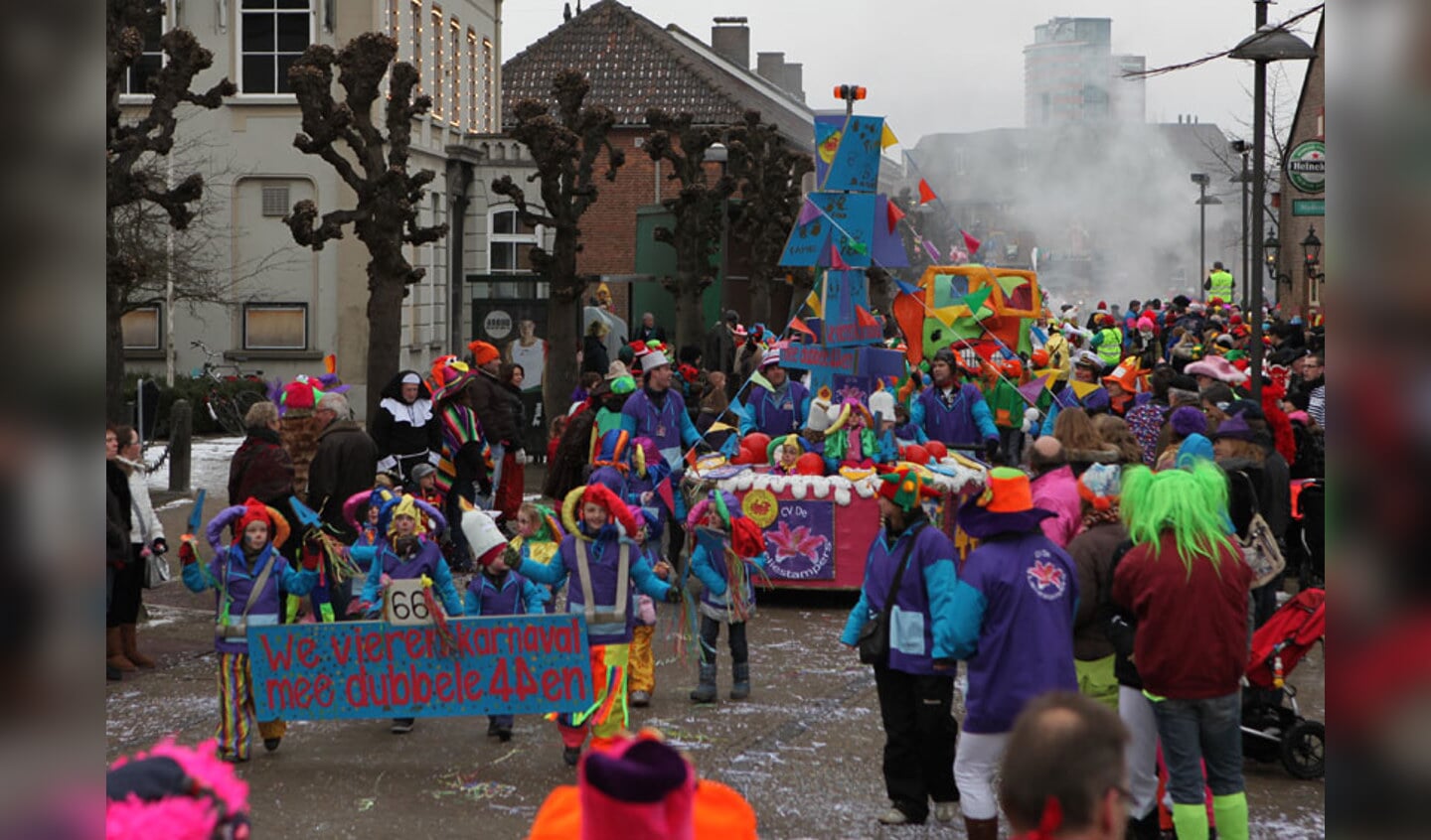 De kinderoptocht in Boemeldonk, zaterdag 13 februari 2010. foto Nellie Mangelaars