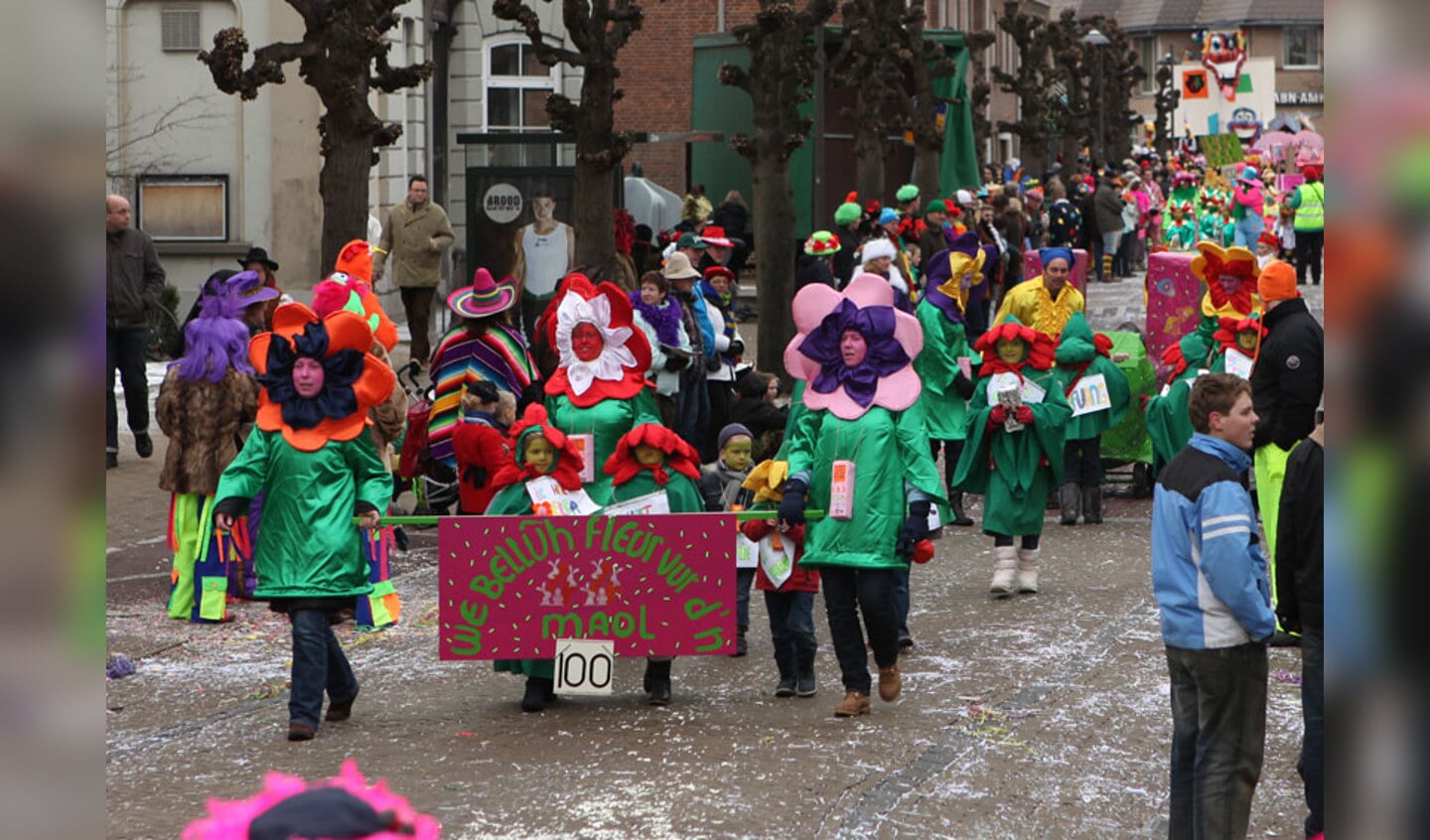 De kinderoptocht in Boemeldonk, zaterdag 13 februari 2010. foto Nellie Mangelaars