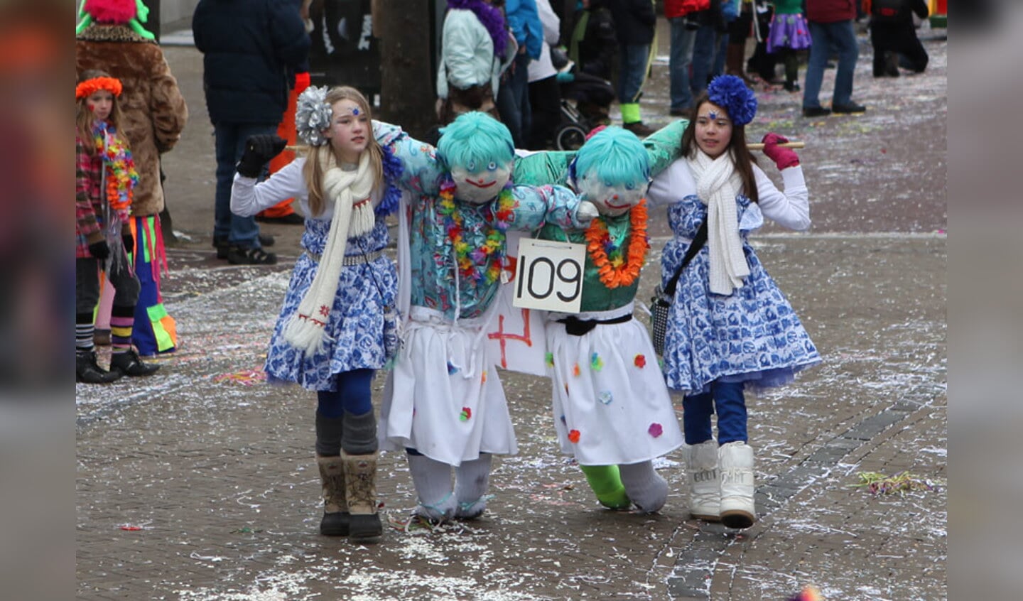 De kinderoptocht in Boemeldonk, zaterdag 13 februari 2010. foto Nellie Mangelaars