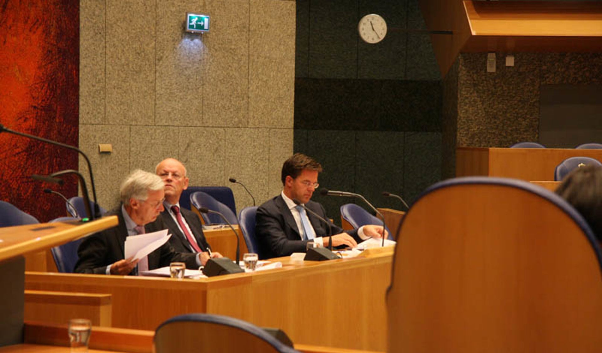 Debat Europa in Tweede Kamer. foto Erik Eggens