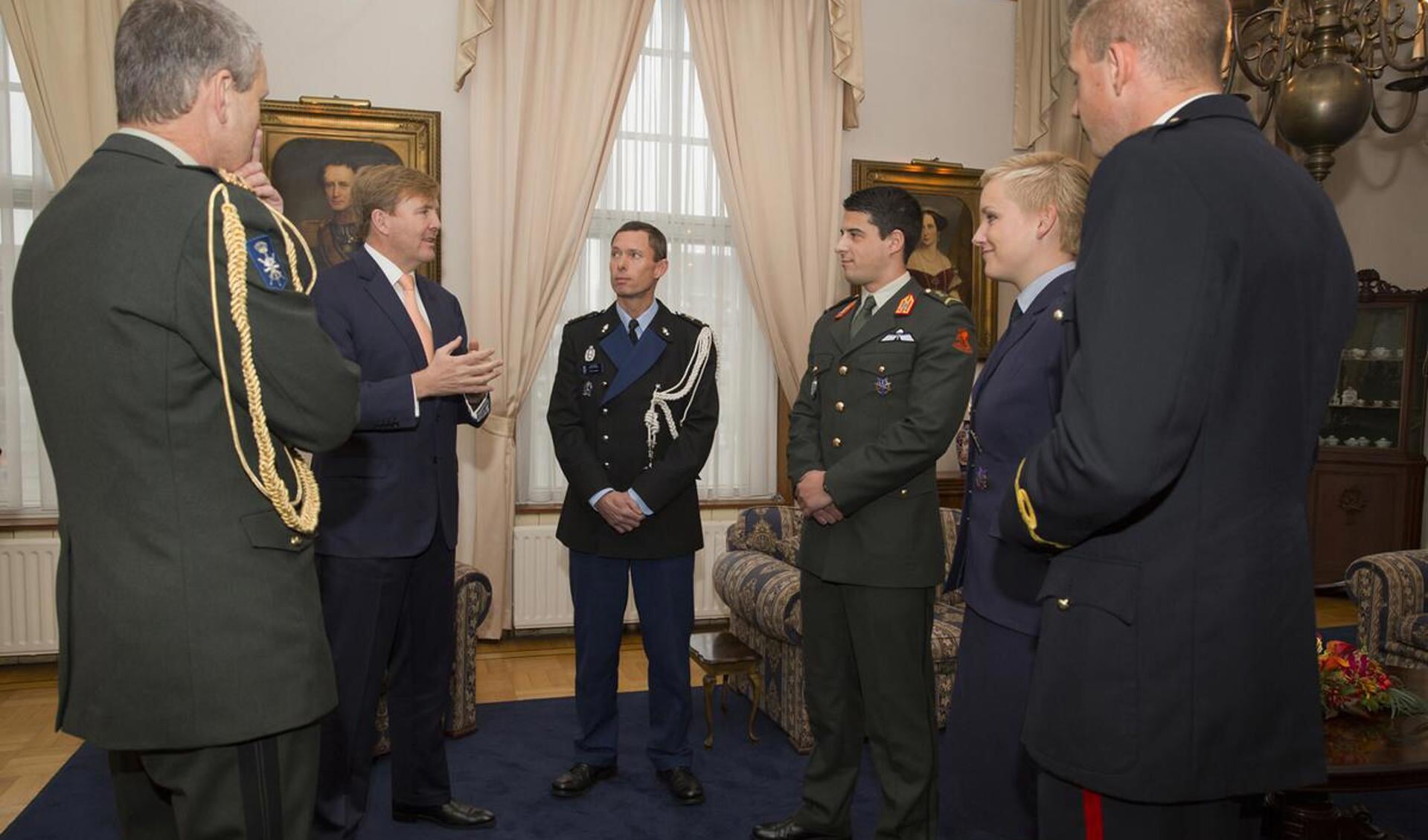 Koning Willem-Alexander op bezoek bij KMA.
