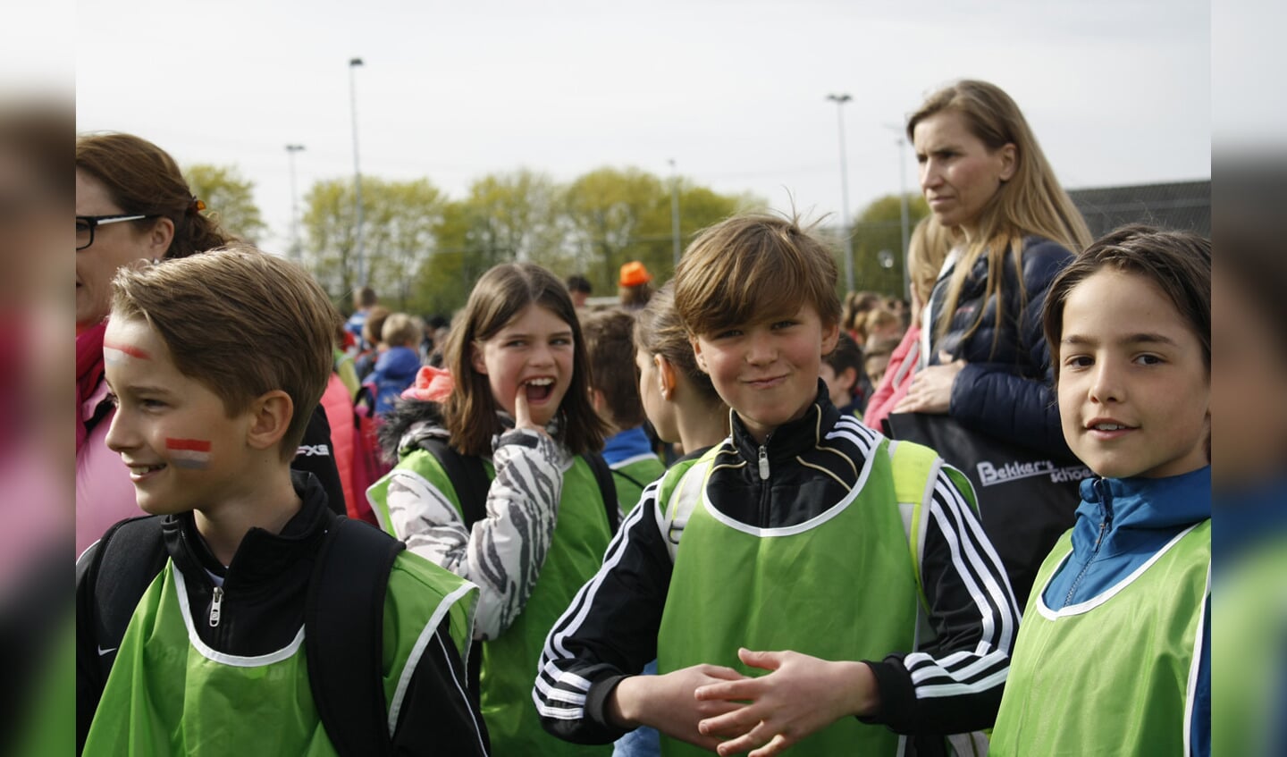 De opening van de Koningsspelen bij Sportboulevard de Wisselaar.