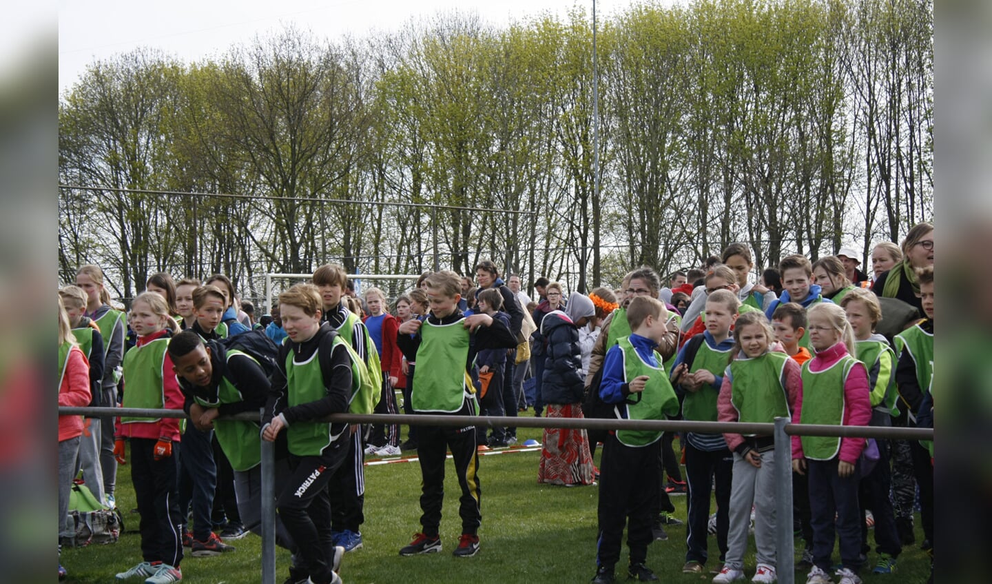 De opening van de Koningsspelen bij Sportboulevard de Wisselaar.