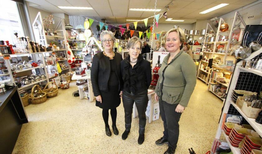 Karin, Trudy en Yvette van de Kookwinkel.